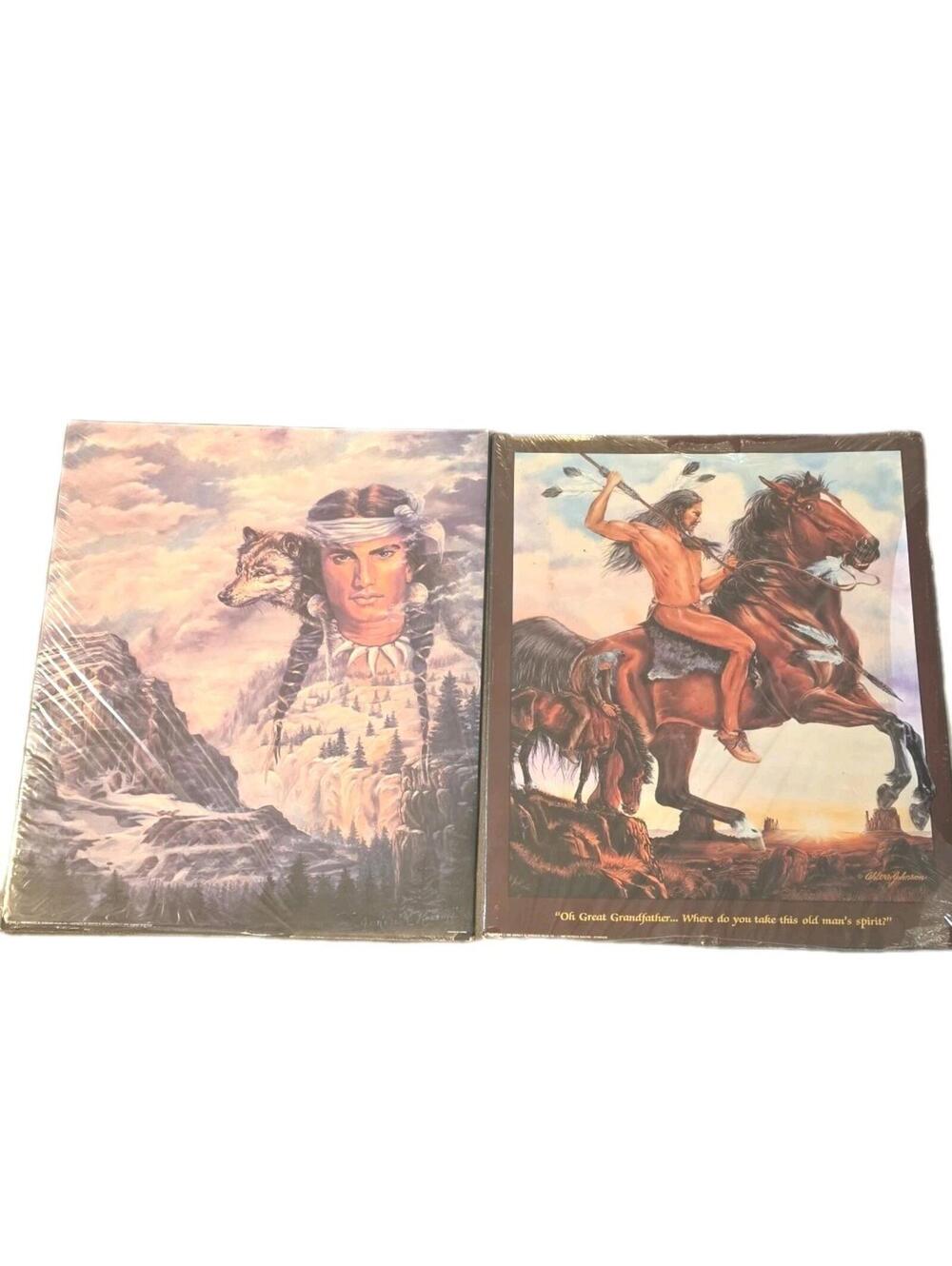 Set of 1991 16×20 inch Southwest Native American Prints by World Pictures